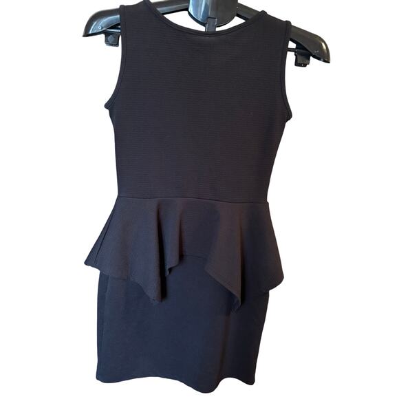 Mesmerized Dress Womens Size Small (4) Peplum Y2K Bodycon Sleek Glam Clubwear - Picture 7 of 8